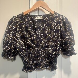 Urban Outfitters floral cropped Top‎ medium